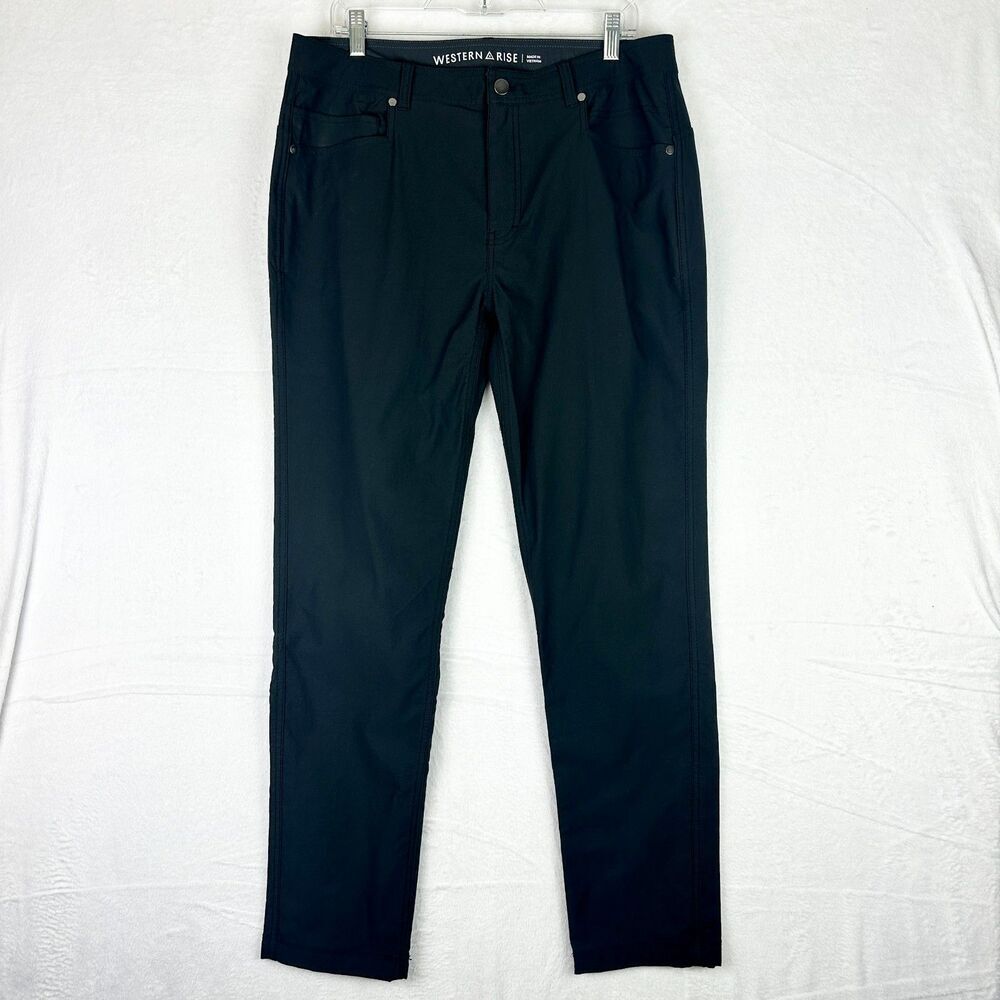 Western Rise Evolution Pant Size 34x32/34 Black Casual Travel Outdoor Pants